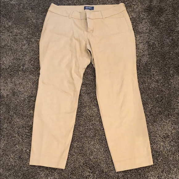 Old Navy Pants - old navy | khaki pixie pants